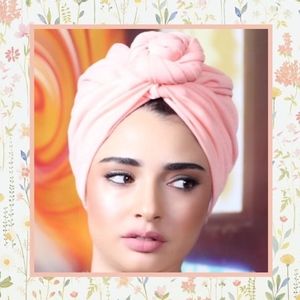 🌸 LIGHT BABY PINK TURBAN HEAD WRAP CAP SCARF BOHO LARGE URBAN DIVA SCARF BOHO